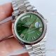 NEW Upgraded Rolex Day-Date II 41 SS Green Dial New President Band Watch V3 (3)_th.jpg
